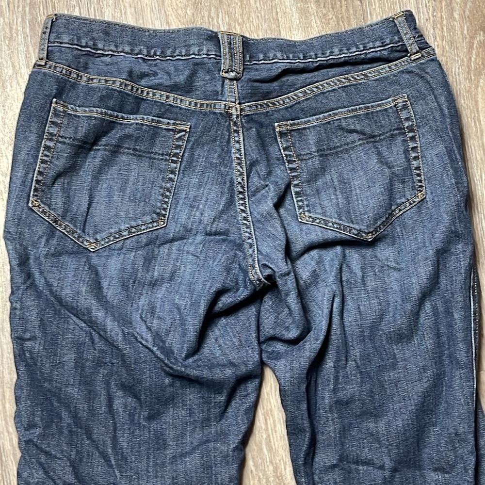 Eddie Bauer Flannel Lined Women's Relaxed Fit Straight Leg Jeans Size 10 - Picture 14 of 15